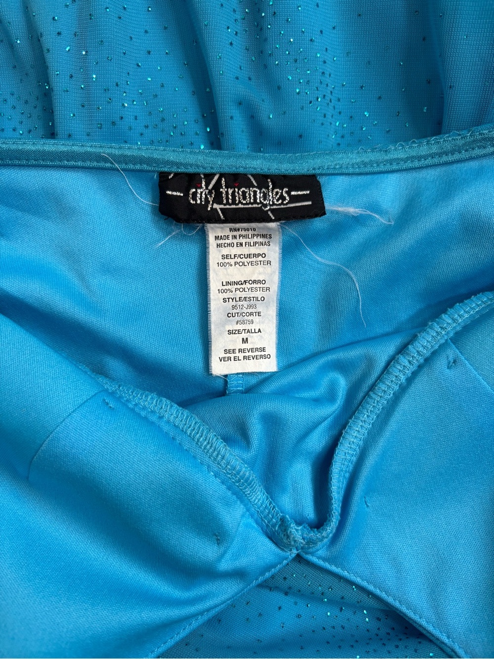 ✨Vintage Y2K Aqua Shimmer Ruched Halter Mermaid Maxi Dress✨ - Picture 7 of 7